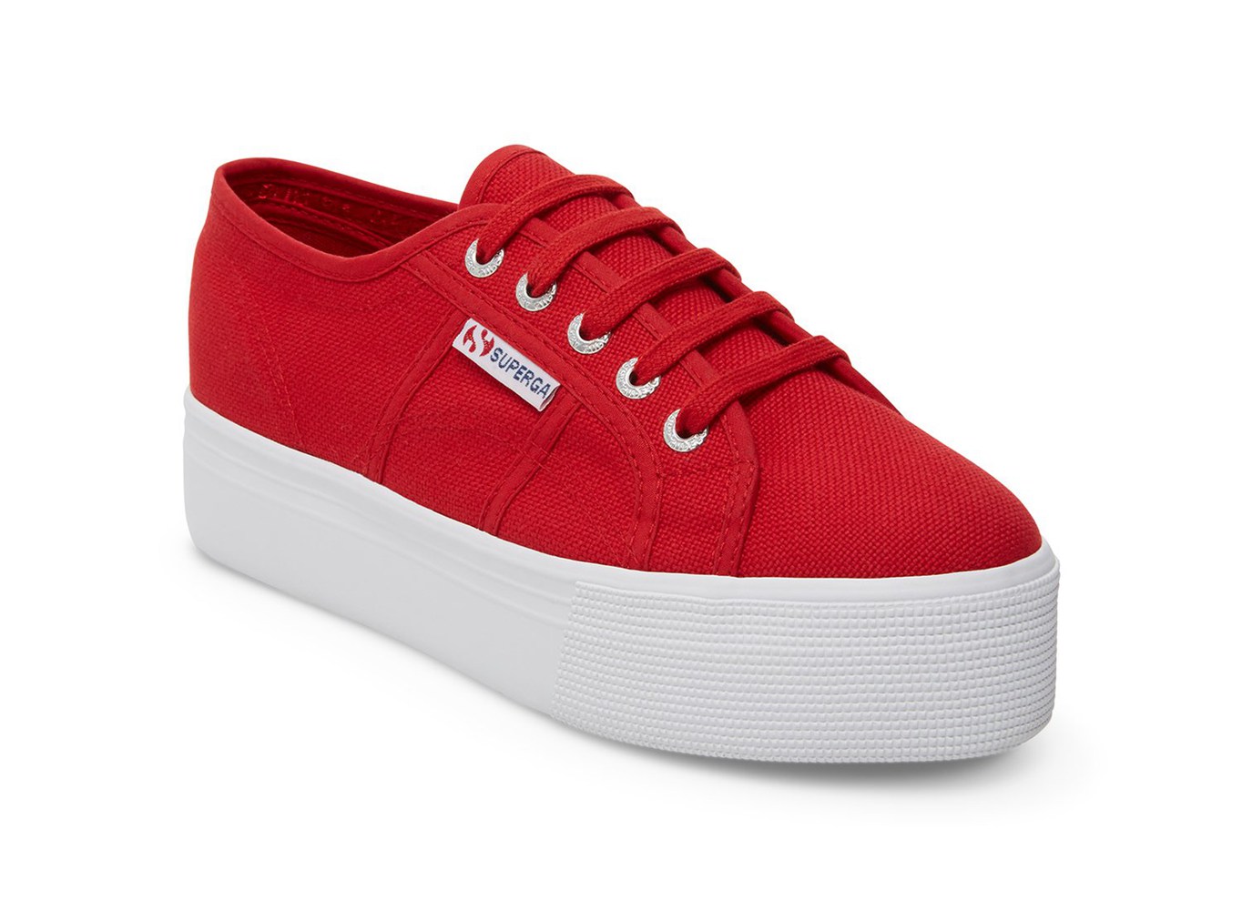 Platform Feminino Vermelhas - Superga 2790 Acotw - OVJFE-5718